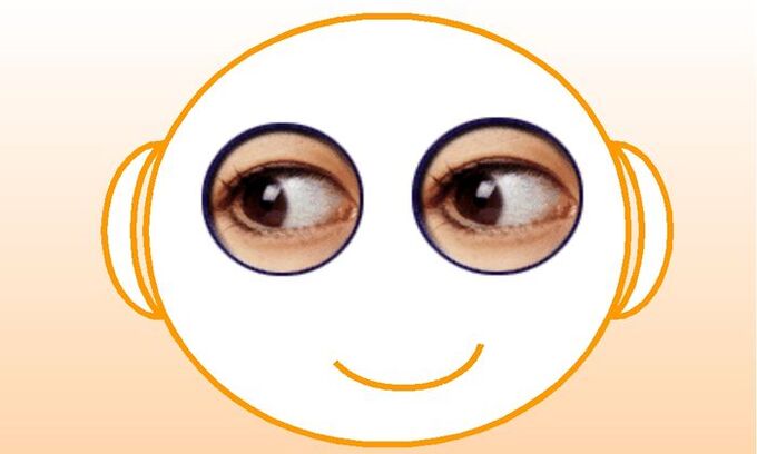 Exercise to improve vision shooting - to take your eyes to the stop to the left and right